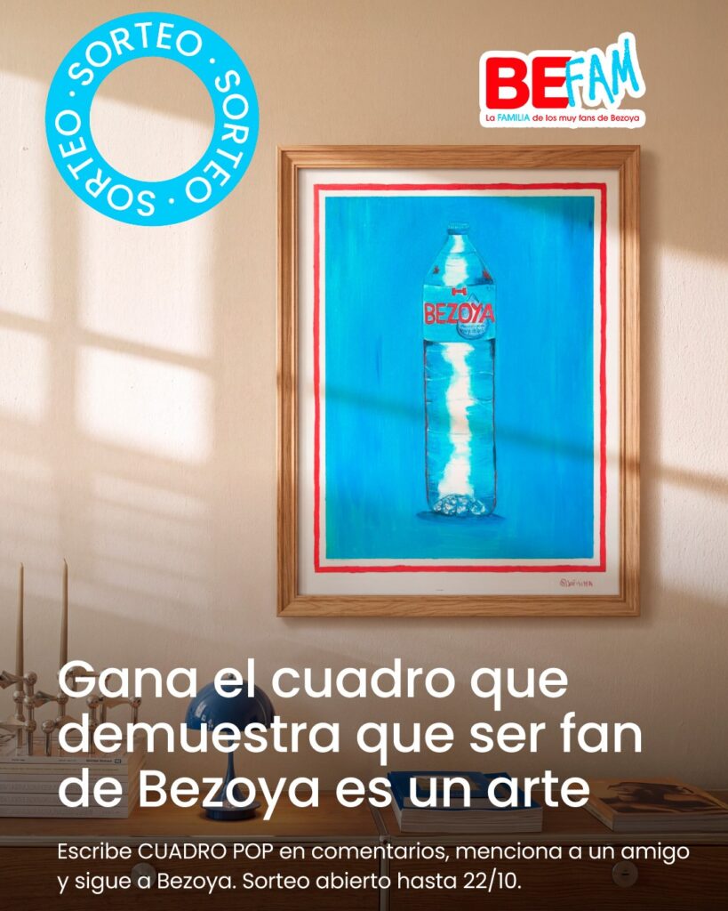 Sorteo Bezoya: Gana 1 exclusivo cuadro pintado a mano