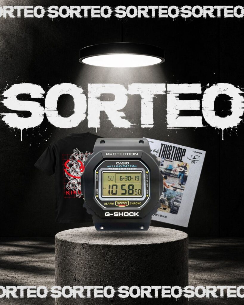 Casio G-Shock: Sorteo revista firmada por Kikuo Ibe, camiseta y reloj