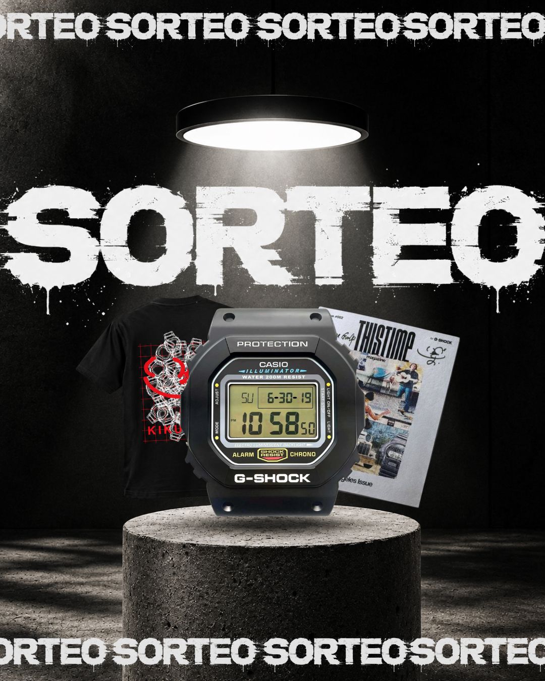 Casio G-Shock: Sorteo revista firmada por Kikuo Ibe, camiseta y reloj