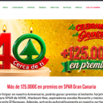 Promo SPAR Gran Canaria 2026: Gana tarjetas de 4.000€ y portátiles – captura participación
