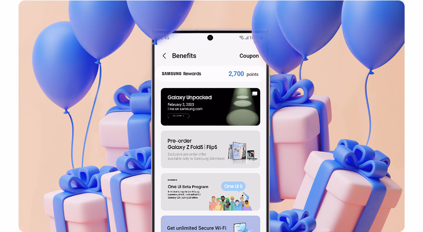 Samsung Members: Sorteo 30 Tarjetas Regalo Glovo de 40€