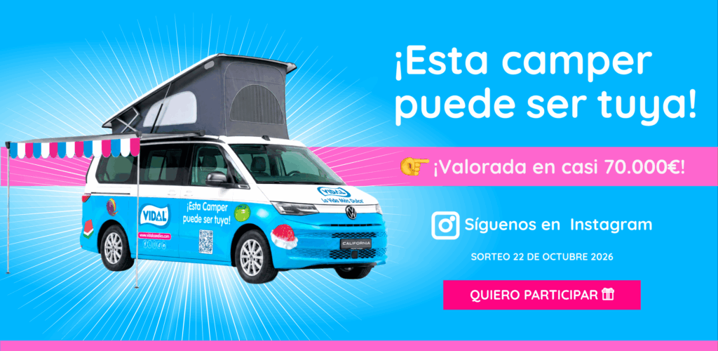 Sorteo Vidal Golosinas: Gana una Camper Volkswagen California